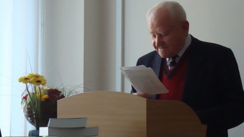 Prof. Vladas Žukas. Nuotrauka autorės. Prof. Vladas Žukas. Nuotrauka autorės.
