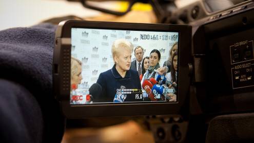 Dalia Grybauskaitė – pirmoji ne inžinierinį išsilavinimą turinti Lietuvos prezidentė. Vladimiro Ivanovo nuotr. Dalia Grybauskaitė – pirmoji ne inžinierinį išsilavinimą turinti Lietuvos prezidentė. Vladimiro Ivanovo nuotr.