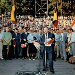 Sąjūdžio mitingas Kalnų parke. 1989 m. rugpjūčio 22 d.