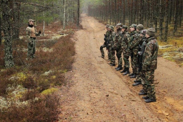 Jaunųjų šaulių stovykla. E. Žemaitaičio nuotr.