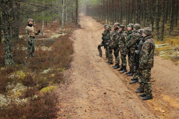 Jaunųjų šaulių stovykla. E. Žemaitaičio nuotr.