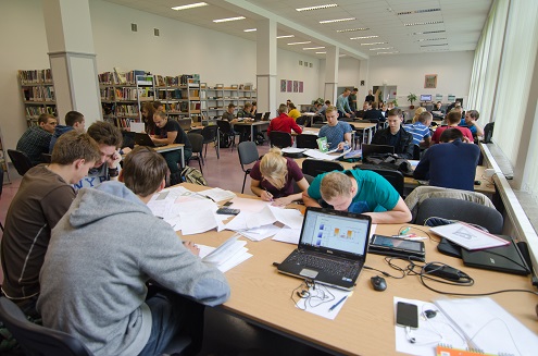 Kaune kol kas nėra visą parą veikiančios bibliotekos. KTU bibliotekos nuotr.