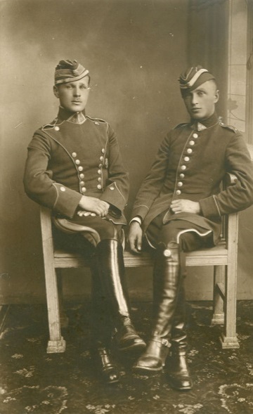Lietuvos kariuomenės kariai, 1920 m. Vilkaviškio krašto muziejaus nuotr.