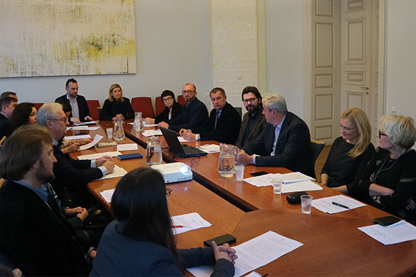 Antradienį Kultūros ministerijoje vykęs steigiamasis Lietuvos Medijų tarybos posėdis. Kultūros ministerijos archyvo nuotr.